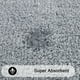 thumbnail image 5 of Set de 3 alfombrillas de baño SHACOS de microfibra suave antideslizante gris, 5 of 9