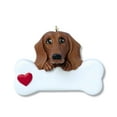 thumbnail image 4 of Ornaments by Elves Personalized Dachshund Ornaments Pet Dog with Bone Christmas Decoration .25 lbs, 4 of 9
