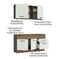 thumbnail image 4 of Cocina Integral MADESA Agata 150cm Marrón/Blanco, 4 of 5