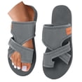 thumbnail image 2 of Orthopedic Sandals for Women - Mesh Flat Slippers Dressy Comfortable Flip Flops Wide Width Walking Summer Beach Vacation Shoes, 42, 2 of 6