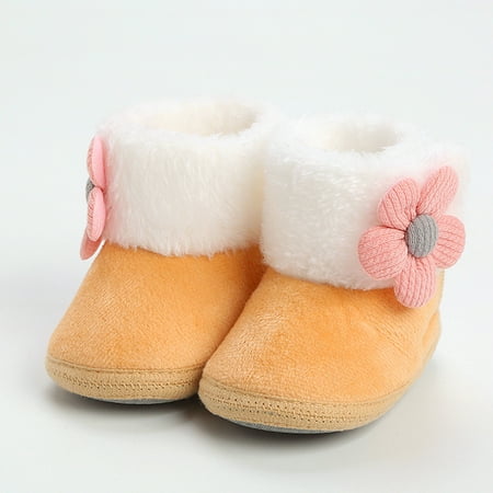 

Quealent Baby Boys Shoes Baby Booties Newborn Infant Hand Knitting Crochet Boy and Girl Cozy Shoes A 12 Months