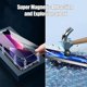 thumbnail image 4 of Magnetic Case Compatible Iphone 14 Pro Max/14 Pro Double Sided Clear Tempered Glass Support Wireless Charger, 4 of 4