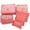 Watermelon Red, variant on Clothing Underwear Shoes Storage Bag Luggage Bag Travel Bag Six-piece Open Spaces Storage Closet Shelf Storage Tote Bag Linen Closet Storage Storage Cubes Organizer Dress Organizers And Storage