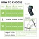 thumbnail image 2 of Rodillera de 2 piezas, rodillera elástica ajustable, rodillera de compresión deportiva, rodillera de rótula y ligamento, rodillera para osteoartritis, transpirable y unisex (XL), 2 of 5