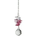 thumbnail image 3 of Woodstock Wind Chimes Woodstock Rainbow Makers Collection, Crystal Sunrise Cascade, 3'' Pink Crystal Suncatcher CCSP, 3 of 6