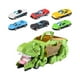 thumbnail image 3 of Juguete para vehículo de transporte de golondrinas, juguete transformador para coche de dinosaurio, vehículo para tragar dinosaurios para niños de 3, Verde 6 Coches, 3 of 8