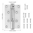 thumbnail image 4 of 3Pcs Automatic Spring Hinge Self Closing Stainless Steel Door Hinge For Indoor Outdoor Use Corridors Apartments, 4 of 5