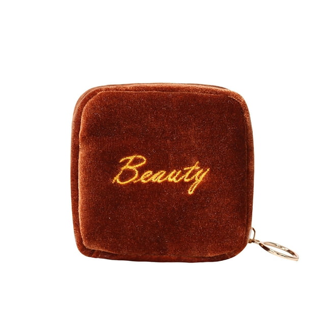 Mini Zipper Wristlet Bag for Lipstick & Cosmetics - Small Travel Pouch for Makeup, Toiletries, Work & Vacation - Multiple Colors Available