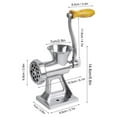thumbnail image 3 of Justharion Meat Manual Chopper Cook Mincer Fine Workmanship Space Saving Long-lasting Kitchen Gadget Grinding Tool, 3 of 6