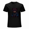 thumbnail image 1 of Quiet Little Bear T-shirt Teddy Bear T-shirt Unisex tees Trendy shirt gift for kids, 1 of 5