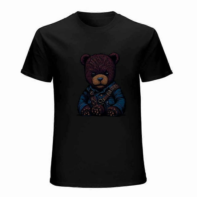 Quiet Little Bear T-shirt Teddy Bear T-shirt Unisex tees Trendy shirt gift for kids