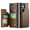 Brown, variant on for Samsung Galaxy S23 Ultra Case with Card Holder, Wallet Case for Women Men with RFID Blocking, Durable Leather Kickstand Magnetic Clasp Shockproof Phone Case for Samsung Galaxy S23 Ultra