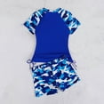 thumbnail image 5 of Womens Swimsuits Sling Trendy Print Summer Casual Separates Tankini Blue Womens Bathing Suits XL, 5 of 5