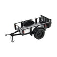 thumbnail image 1 of Remolque de orugas RC, accesorios de repuesto, bricolaje, modificado, actualización, desmontable con enganche, remolque de viaje para RC 1/12 1/18 B Negro, 1 of 8