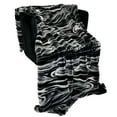 thumbnail image 3 of Plutus Black White Galaxy Faux Fur Luxury Throw Blanket, 3 of 3
