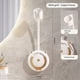 thumbnail image 3 of Wall Mounted Hair Dryer Holder,360Rotation Lazy Hair Dryer Bracket Adjustable Blow Dryer Stand Rack with Cable Hanger,B, 3 of 5