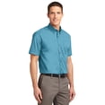 thumbnail image 4 of Port Authority Short Sleeve Shirt (S508) Maui Blue, L, 4 of 6