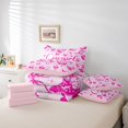 thumbnail image 6 of Castle Fairy Western Cowgirl 7 Pieces Bedding Comforter Set,Kawaii Bowknot Full Bedding Set Lightweight,Cactus Boots Fitted Sheet Flat Sheet,Lightweight Southwestern Room Decor,Reversible, 6 of 8