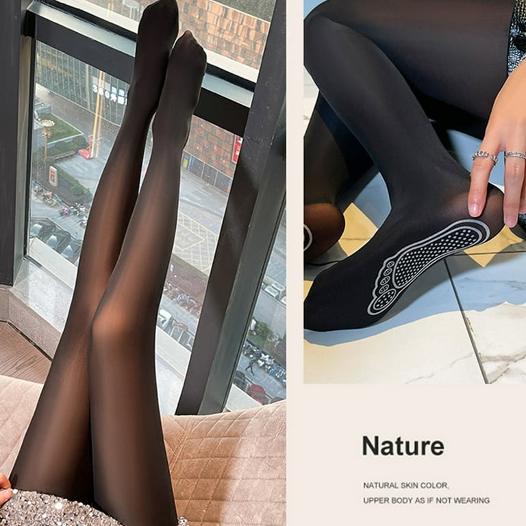 GENEMA Sexy Lingerie Stockings Women Tight-High Pantyhose Non-slip Silicone  Foot Bottom 