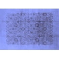 thumbnail image 1 of Ahgly Company Indoor Rectangle Oriental Blue Industrial Area Rugs, 2' x 4', 1 of 4