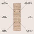 thumbnail image 4 of JONATHAN Y TUSCAN SUN 2 x 8 Runner Rug, Finn Farmhouse Pinstripe - Brown/Natural, TSN102B-28, 4 of 9