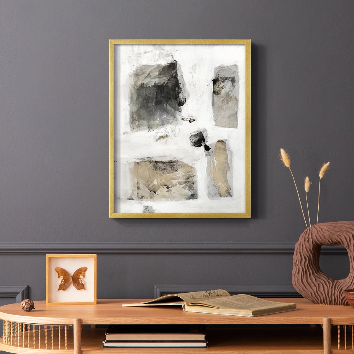 A Simple Love I V30 in Paper Solid Wood 11 x 14 Framed Print