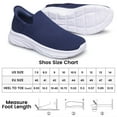 thumbnail image 2 of vibdiv Men's Walking Shoes Slip on Free up Hands Lightweight Tennis Sneakers zapatos de hombre Navy Blue Size 9, 2 of 7