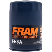 FRAM Synthetic Endurance Premium Oil Filter, FE8A, 25K Miles, Replacement Filter for Selected Vehicles