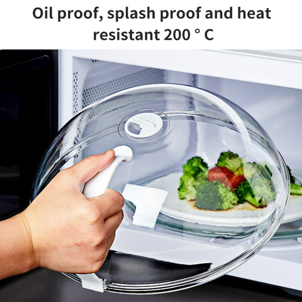 dish plate cover dish plate lid anti splash food cover microwave