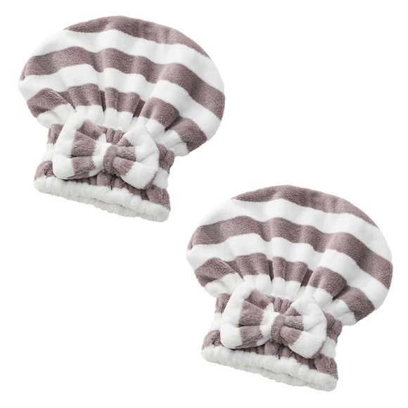 Turbante de secado rápido para cabello mojado, con lazo