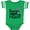 Football Green and White, variant on Inktastic My Daughters Fight is my Fight- breast cancer awareness Boys or Girls Baby Bodysuit