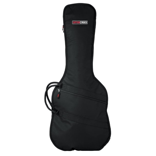 Funda de guitarra con forma de cocodrilo acolchada de espuma para minieléctricos