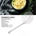 thumbnail image 7 of Yajisi Skimmer Spoon, Long Handle 304 Stainless Steel Fine Mesh Wire Strainer with Hook, 20.5 x 7.9 x 2.8 in, 7 of 7