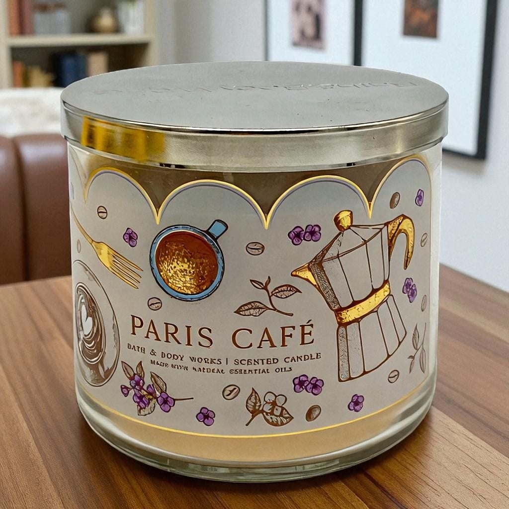 Bath & Body Works Paris Cafe Candle - Thumbnail 5