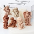 thumbnail image 4 of Little Angel Silicone Mold Candle Soap Making Mould Chocolate Candy Decorating Tool Supply, 4 of 8