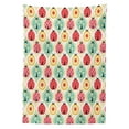 thumbnail image 3 of Ambesonne Retro Tablecloth Rectangular Table Cover, Ladybugs Retro Cartoon, 60"x84", Multicolor, 3 of 4