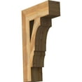 thumbnail image 2 of Ekena Millwork 6"W x 20"D x 32"H Balboa Block Rough Sawn Bracket, Western Red Cedar, 2 of 25