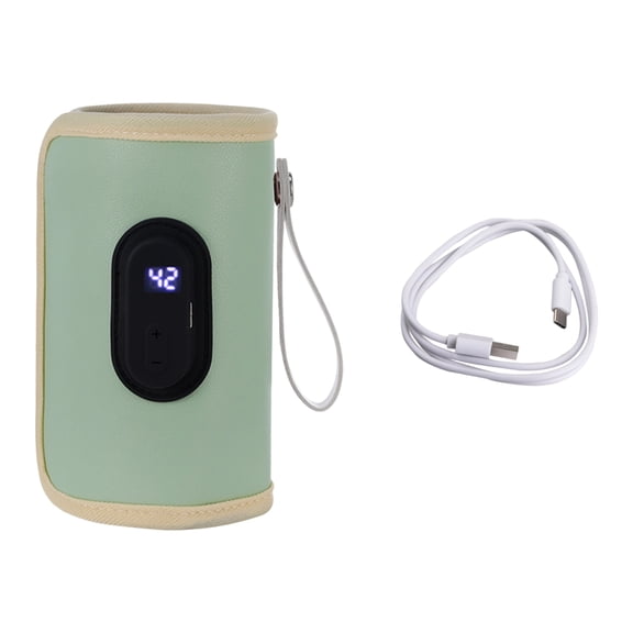Digital Display Bottle Insulation Cover, Warm Milk Mixer, Portable Thermostat, Usb Universal Rechargeable, Lcd Temperature Display & 24-Hour Constant Temperature For Baby Milk,