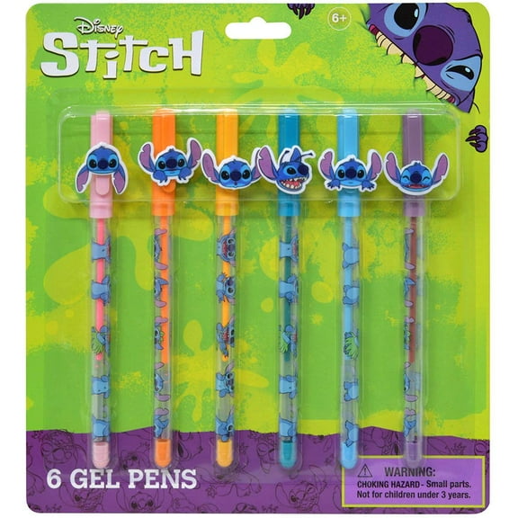 Disney Stitch 6 Pack Gel Pens