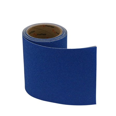 FindTape AST-35 Premium Anti-Slip Non-Skid Tape [Colors, 60 grit]: 6 in. x 10 ft. (Blue)