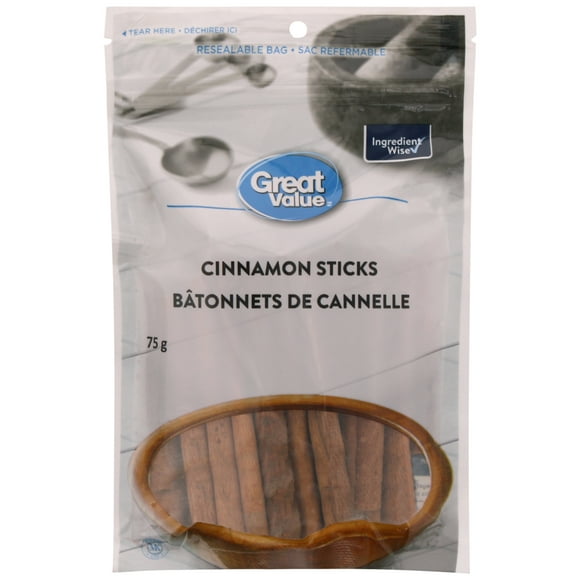 Great Value Cinnamon Sticks, 75 g