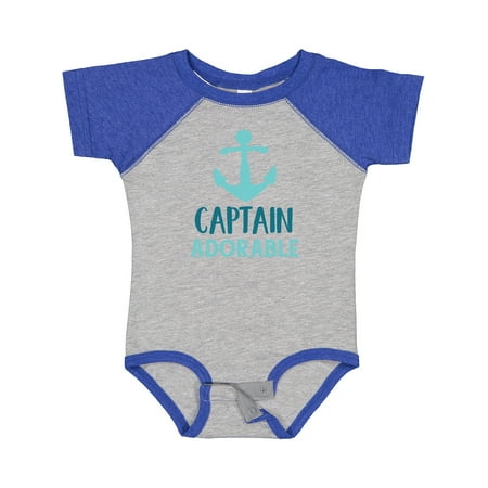 

Inktastic Captain Adorable Boat Anchor Sailor Sailing Gift Baby Boy Bodysuit