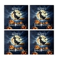 thumbnail image 2 of Happy Halloween Doberman Pinscher Witch Pumpkins Bats Set of 4 Stone Coasters Doberman Dog Lover Gifts 4x4in Absorbent Soapstone Coaster - 13012, 2 of 5