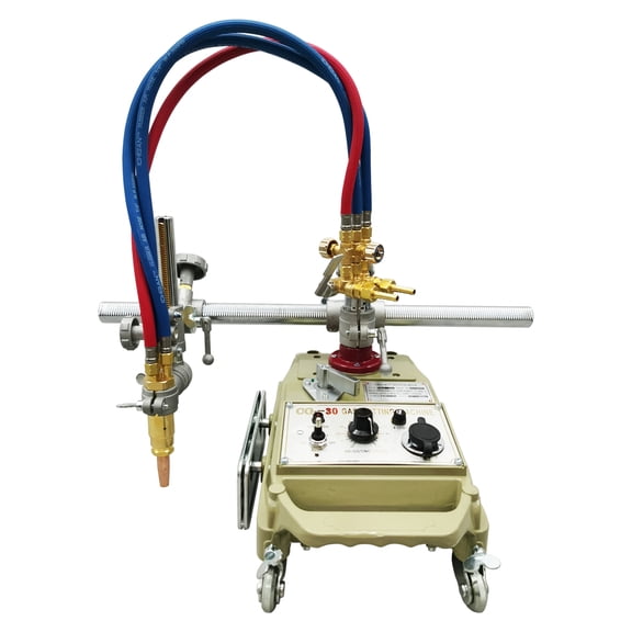 Torch Track Burner Portable Handle Gas Cutting Machine 110V Metal Casters(Contains One Track)