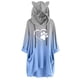 thumbnail image 1 of Top de sudadera con capucha informal con estampado de corazón degradado para mujer Fridja  hkj4900, 1 of 3