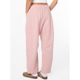 thumbnail image 3 of Celebrity Pink Women's and Women's Plus Fleece Barrel Sweatpant, Sizes XS-4X, 3 of 7