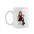 thumbnail image 1 of Beautiful Girl Sitting Mug - Image by Shutterstock, 1 of 4