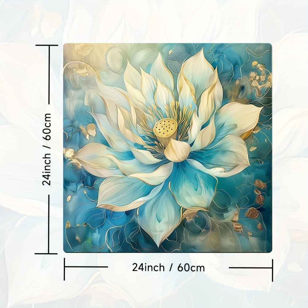 1pc, Dish Drying Pad, Floral Pattern Washing Machine Dust Cover Pad, Washstand Drain Mat, Soft Faucet Absorbent Mat, Washstand Cup Mat, Kitchen Accessories, Bathroom Accessories