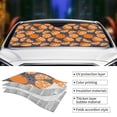 thumbnail image 4 of Kdxio Various Oranges Print Front Windshield Sun Shade,Folding Auto Sunshade for Car Truck SUV-Medium, 4 of 7