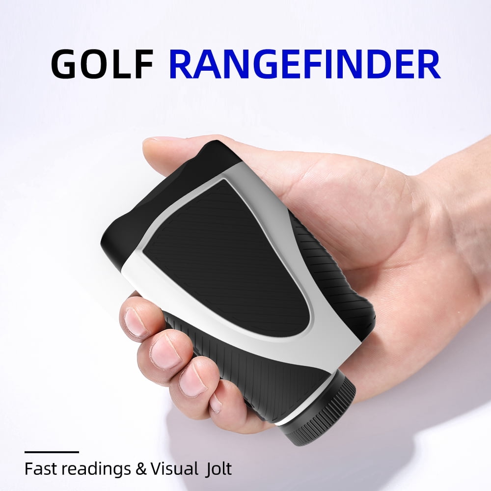 Laser Golf Rangefinder with Slope, Flag Lock Vibration, Rechargeable Range Finders with Magnet Stripe